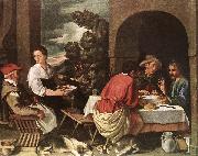 ORRENTE, Pedro The Supper at Emmaus ag oil on canvas